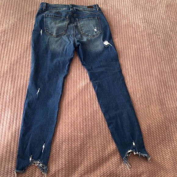 NWOT Enjean Jean Distressed Skinny Stretch Jeans - Picture 4 of 5